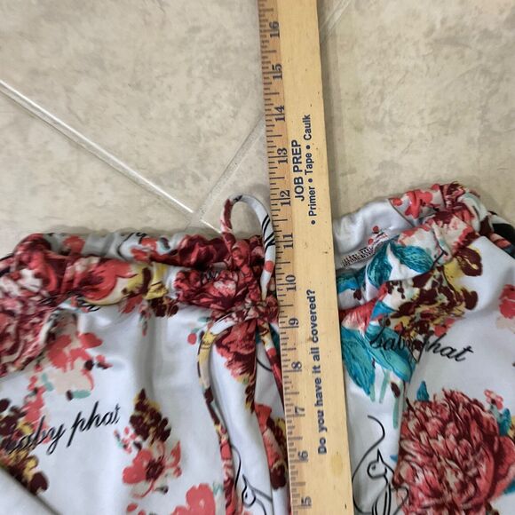 Y2K Baby Phat logo break away snap side jogger pants Women S drawstring waist - Picture 6 of 10